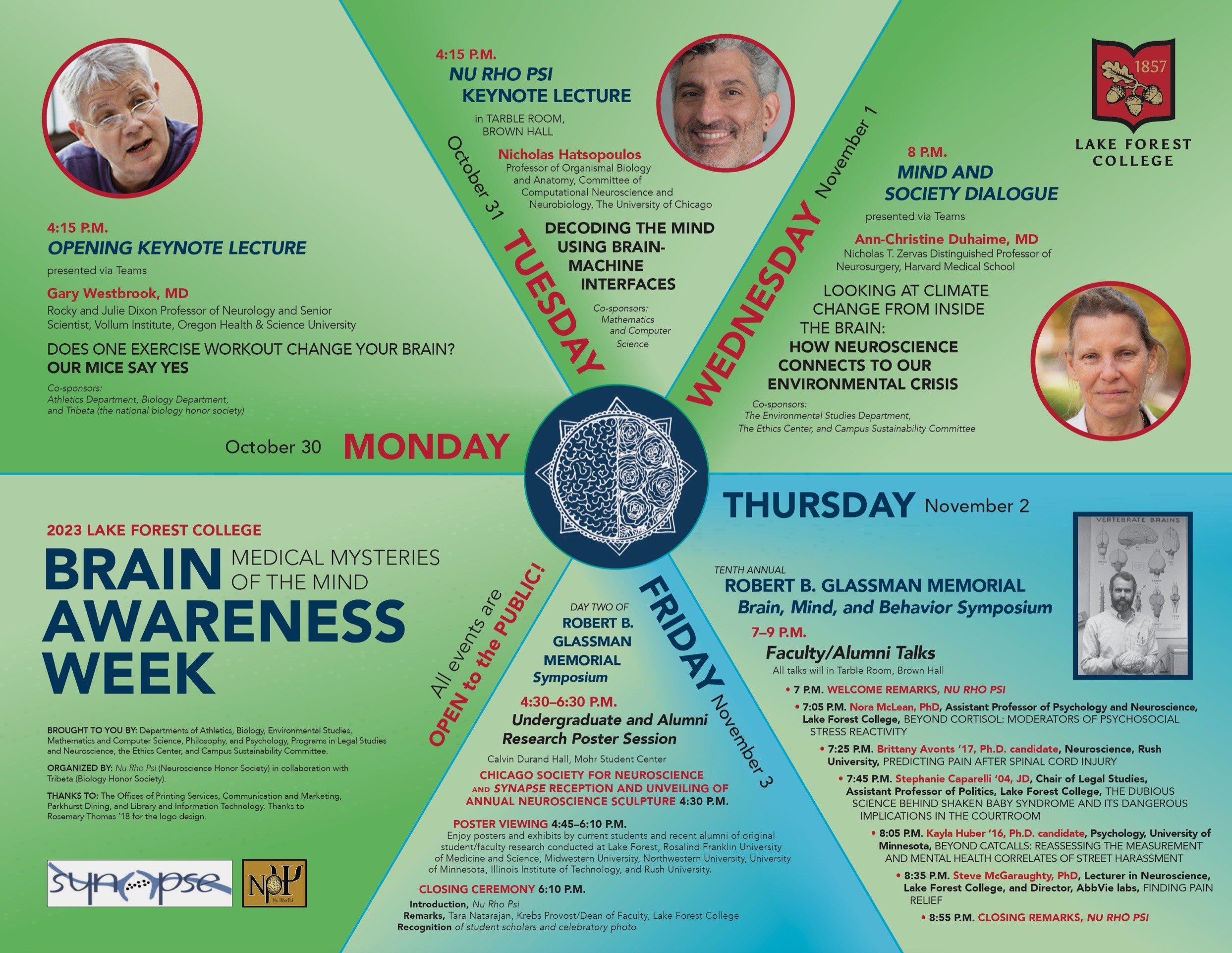 2023 Brain Awareness Week Events at Lake Forest College